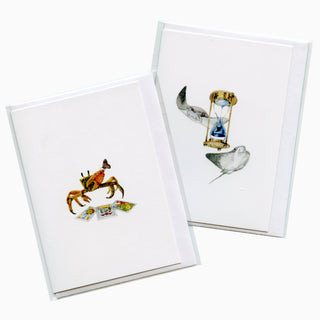 Aquatic Whimsy Greeting Card Bundle | Set of 16