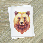 Load image into Gallery viewer, &quot;The Bear Behind The Curtain&quot; Greeting Card
