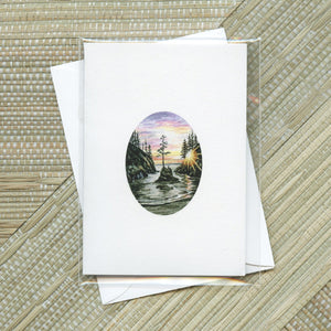 "Cape Disappointment" Greeting Card