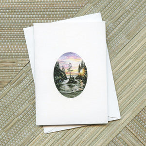 "Cape Disappointment" Greeting Card