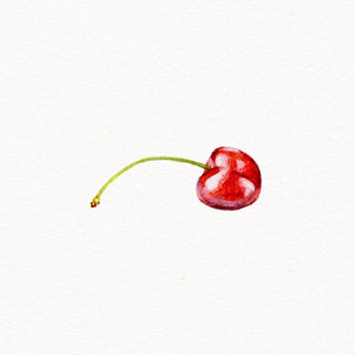 'Cherry Tippin' Original Watercolor Painting