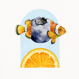 'Clementris' Original Watercolor Painting