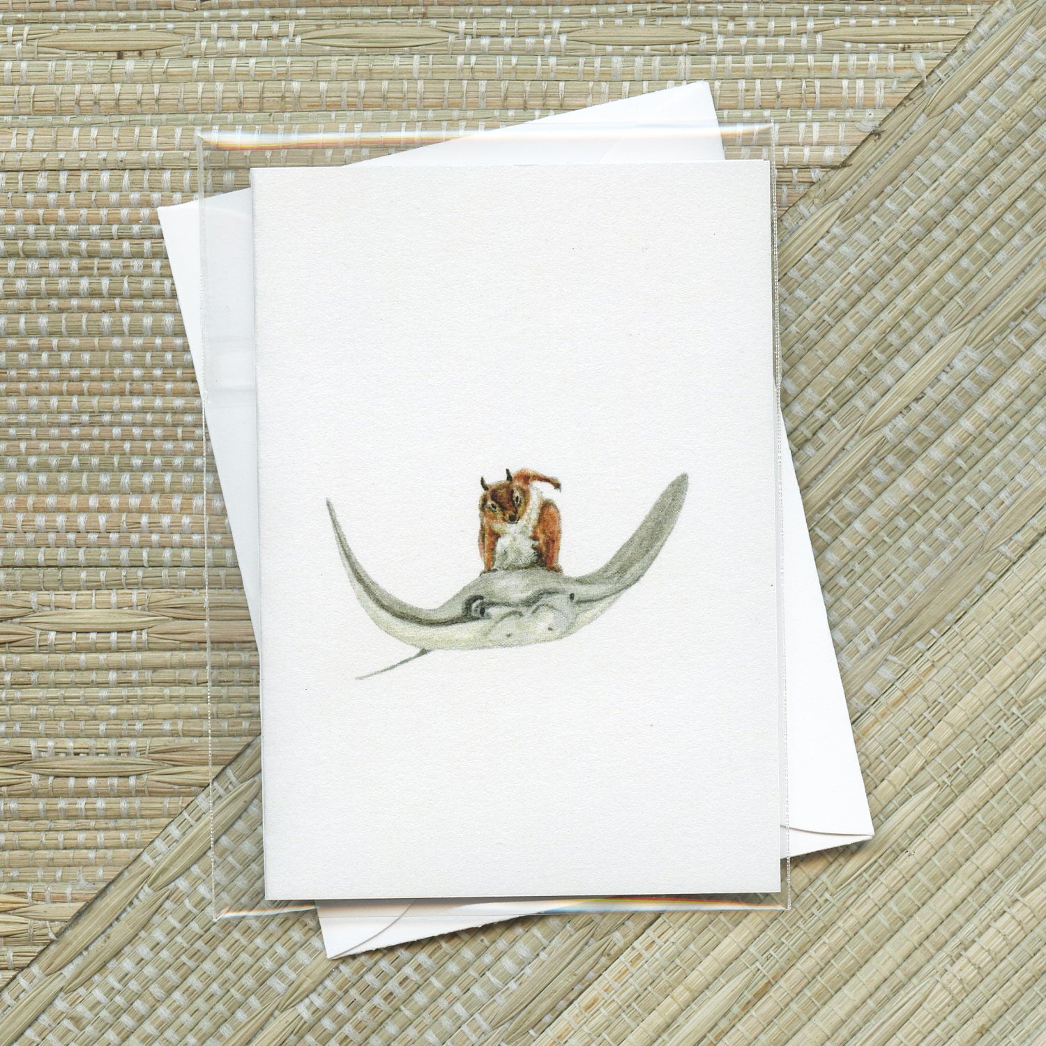 "Coming Through" Greeting Card