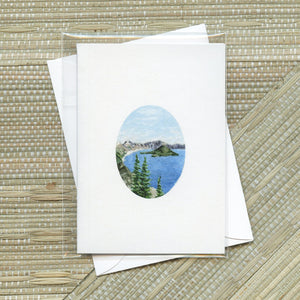 "Crater Lake National Park" Greeting Card