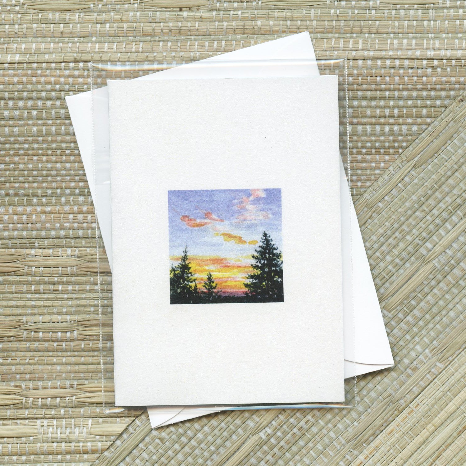 "Evenings Atop The Reservoir" Greeting Card