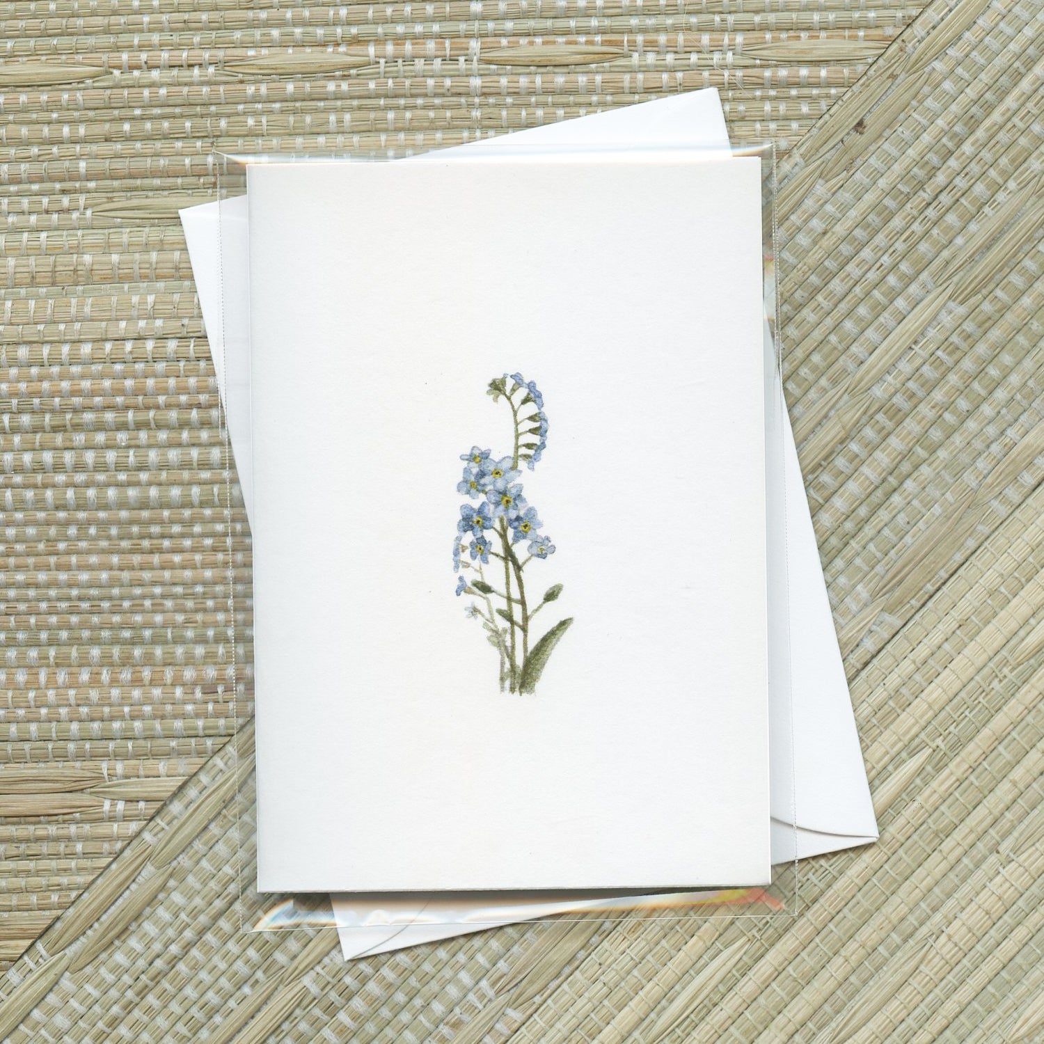 "Forget Me Not" Greeting Card