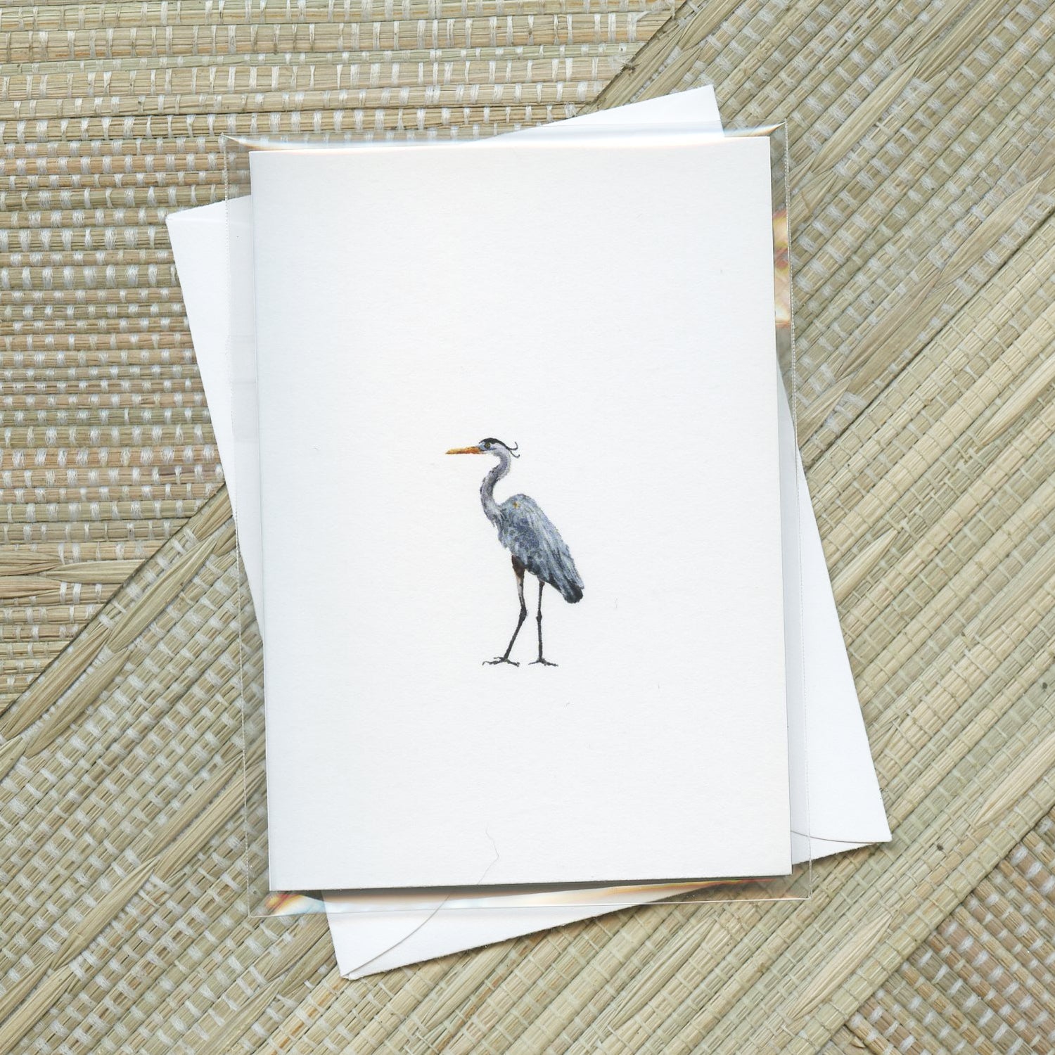 "Great Blue Heron" Greeting Card