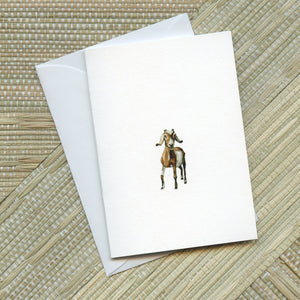 "Goat For It" Greeting Card