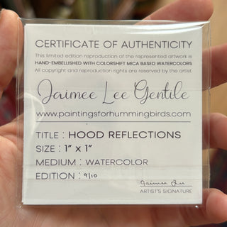 Hood Reflections | Hand-Embellished