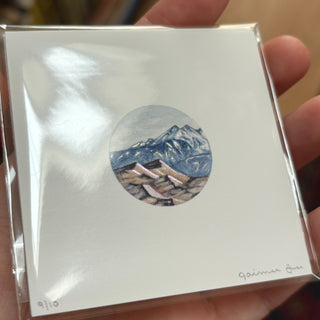 Mountain Dunes | Hand-Embellished