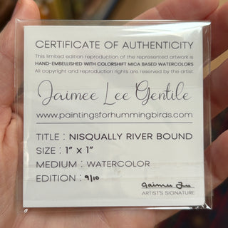 Nisqually River Bound | Hand-Embellished