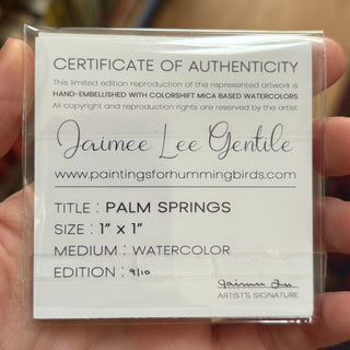 Palm Springs | Hand-Embellished