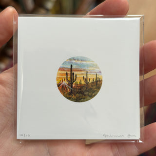 Saguaro Sunbeams | Hand-Embellished