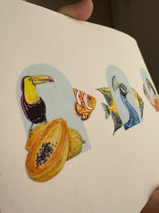 AVIARIUM TRIO | Hand-Embellished