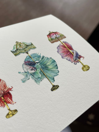 AQUATIC ILLUMINATIONS | Hand-Embellished
