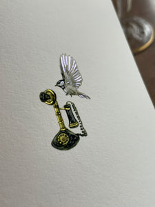 She's A Chatty Chick | Hand-Embellished