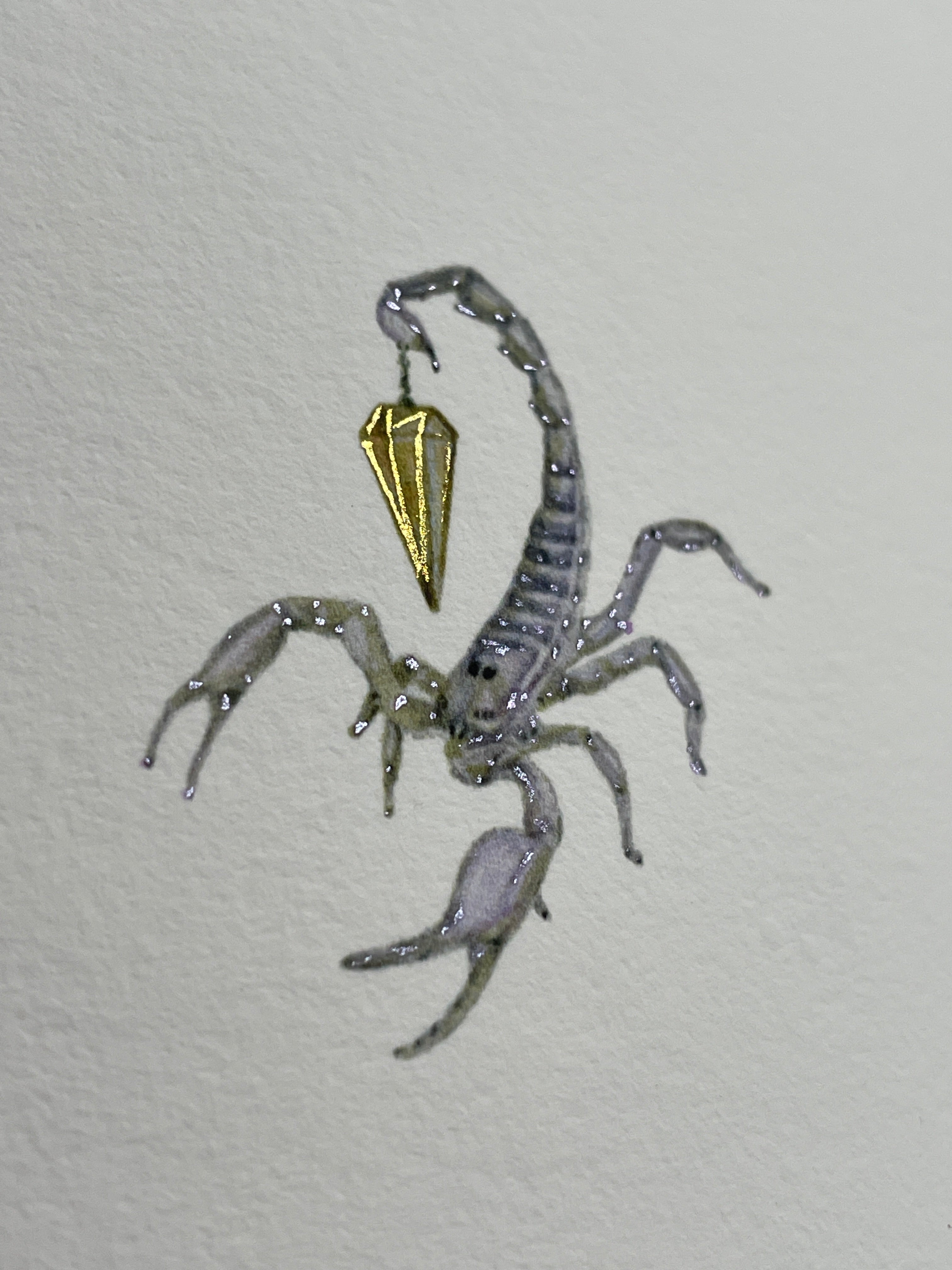 Scorpio; Enigmatic Divination | Hand-Embellished