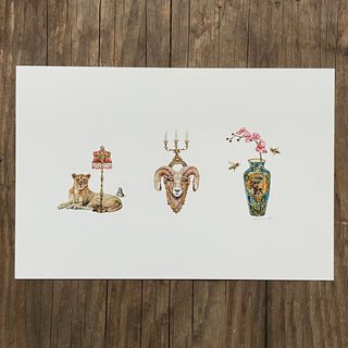 Custom 4 x 6 Astrological Reproduction