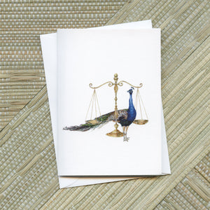 "Libra" Greeting Card