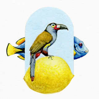 'Limonarum' Original Watercolor Painting