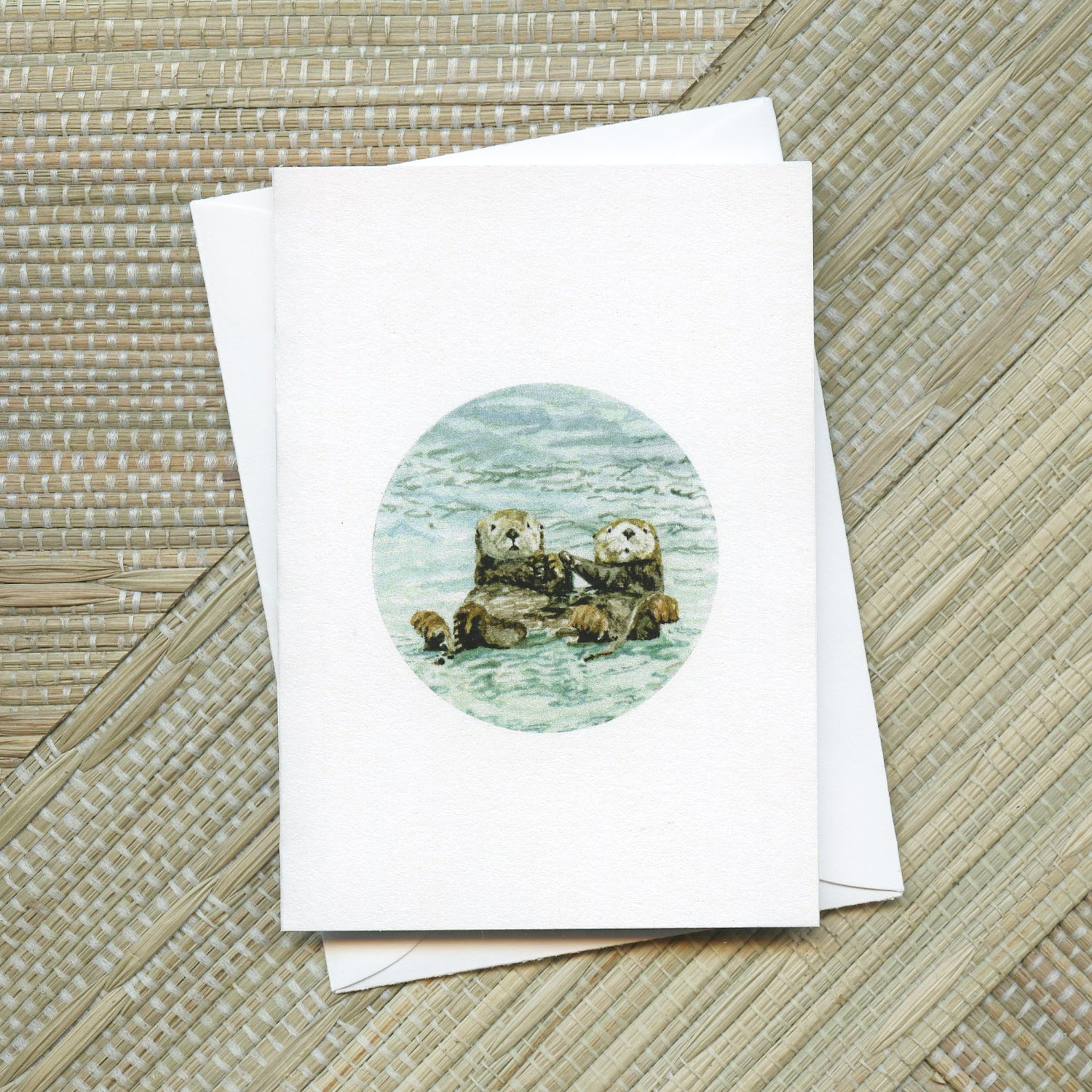 "Love For Otter" Greeting Card