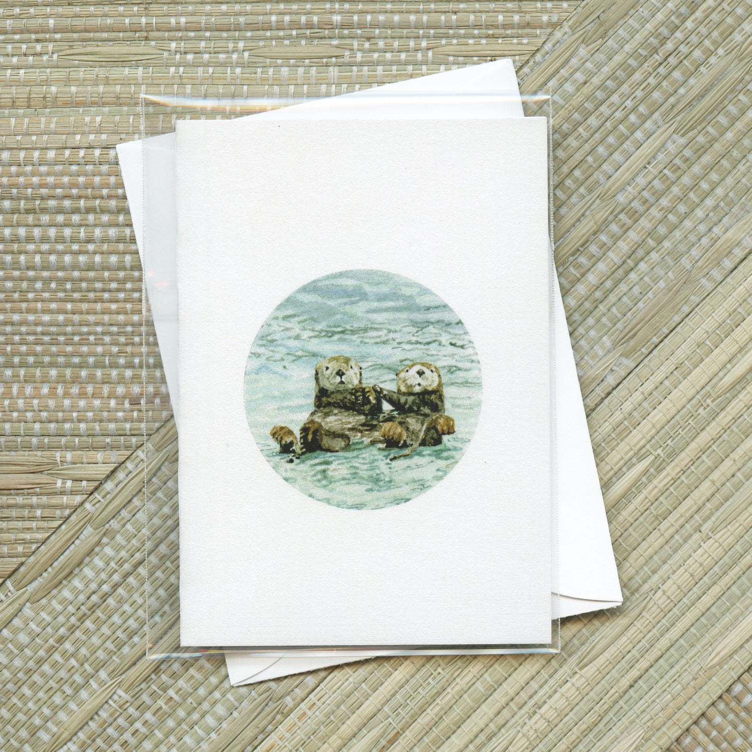 "Love For Otter" Greeting Card