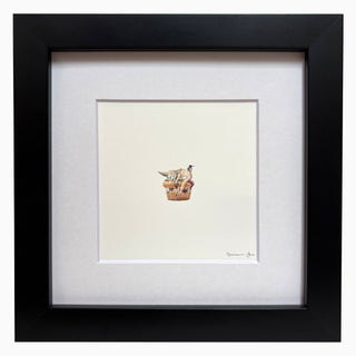 'Muffin Top' Original Watercolor Painting