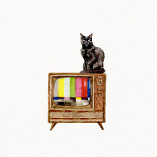 'Pay Attention' Original Watercolor Painting