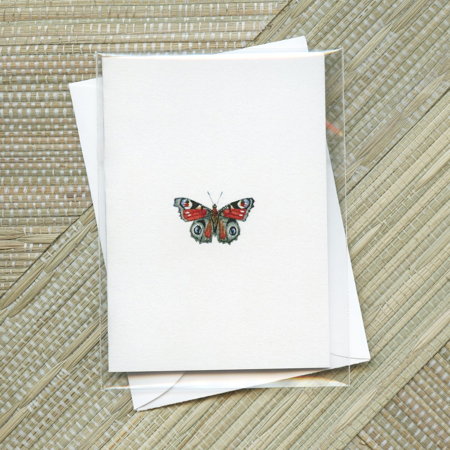 "Peacock Butterfly" Greeting Card