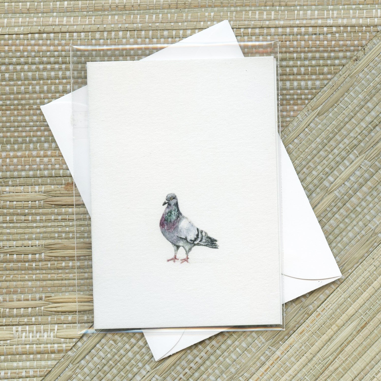 "Pedestrian Pigeon" Greeting Card