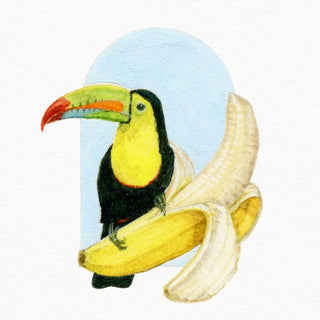 'Picolette' Original Watercolor Painting