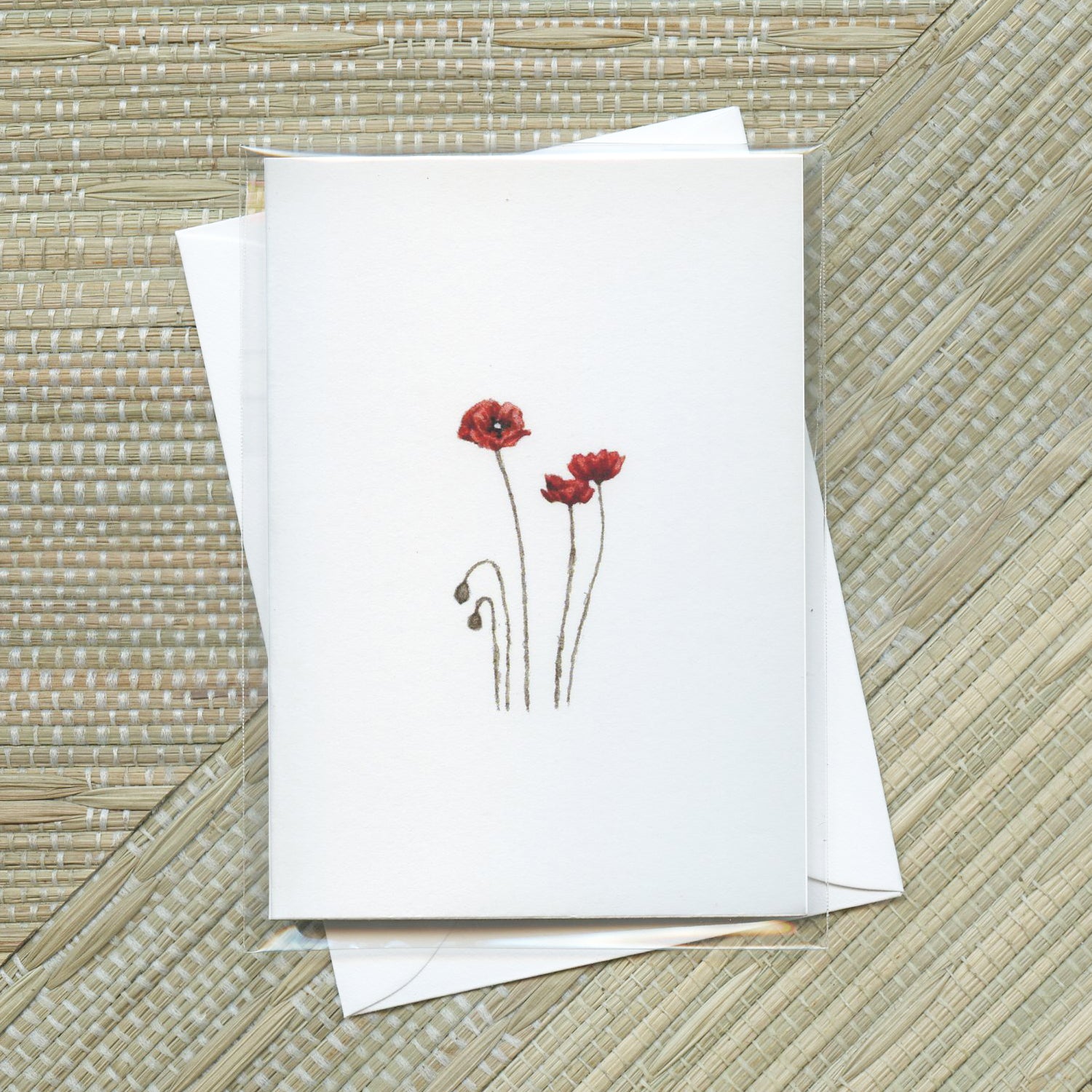 "Poppy Patch" Greeting Card