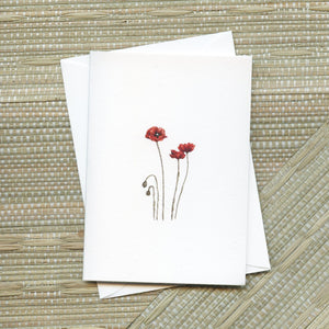 "Poppy Patch" Greeting Card