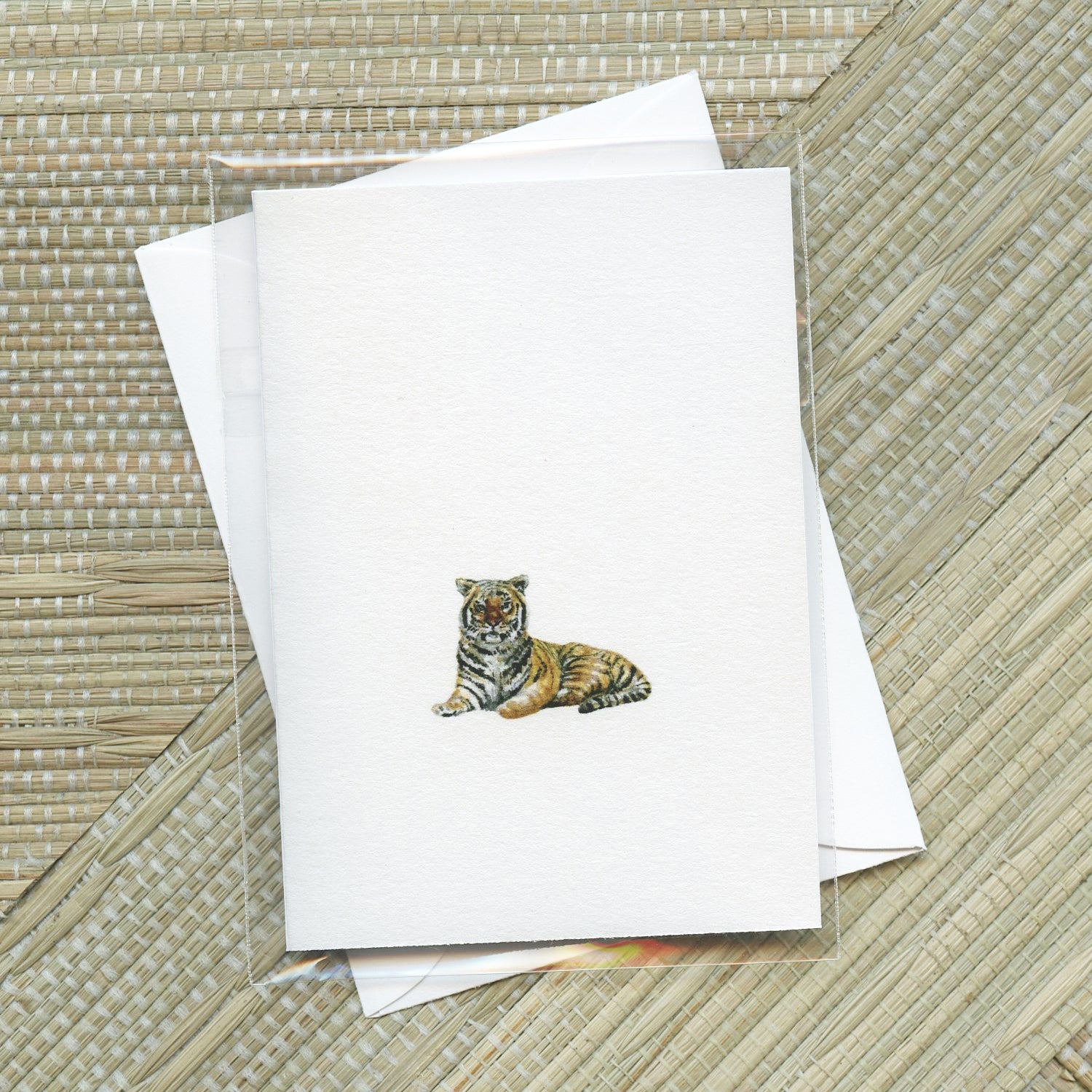 "Queen Of Stripes" Greeting Card