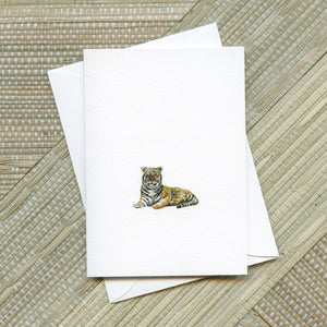 "Queen Of Stripes" Greeting Card