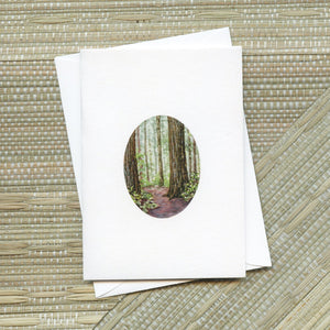 "Redwood National Park" Greeting Card