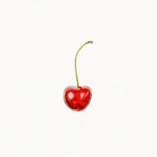 'Ruby Delight' Original Watercolor Painting