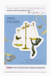 "Libras With Chaotic Friends" Vinyl Sticker