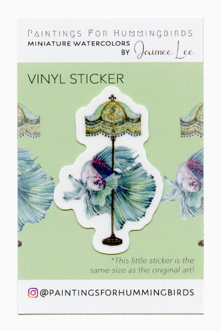 "Opal" Vinyl Sticker