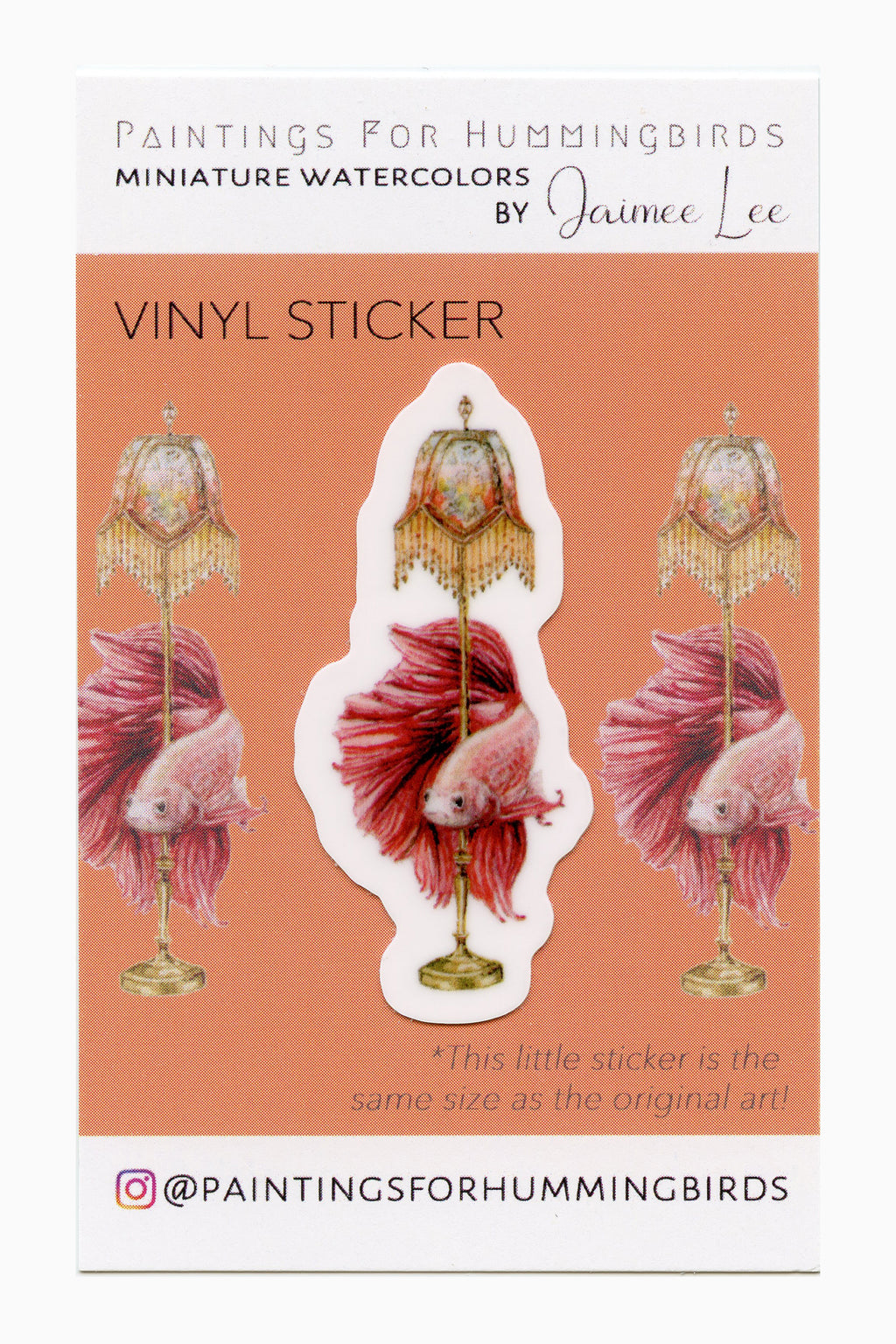 Sword-billed Hummingbird Vinyl Sticker – Kate Dolamore Art