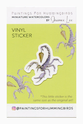"Scorpio" Vinyl Sticker