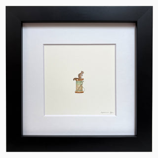 'Sew Cute' Original Watercolor Painting