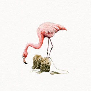 'She Has The Tea' Original Watercolor Painting