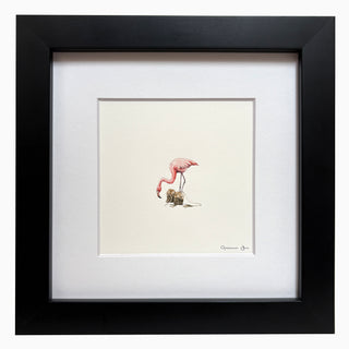 'She Has The Tea' Original Watercolor Painting