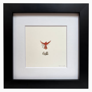 'Signs And Thimbles' Original Watercolor Painting
