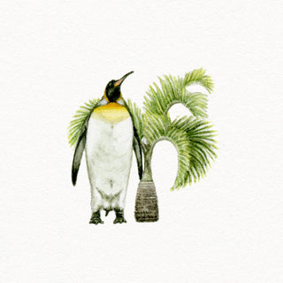 'Snow Bird' Original Watercolor Painting