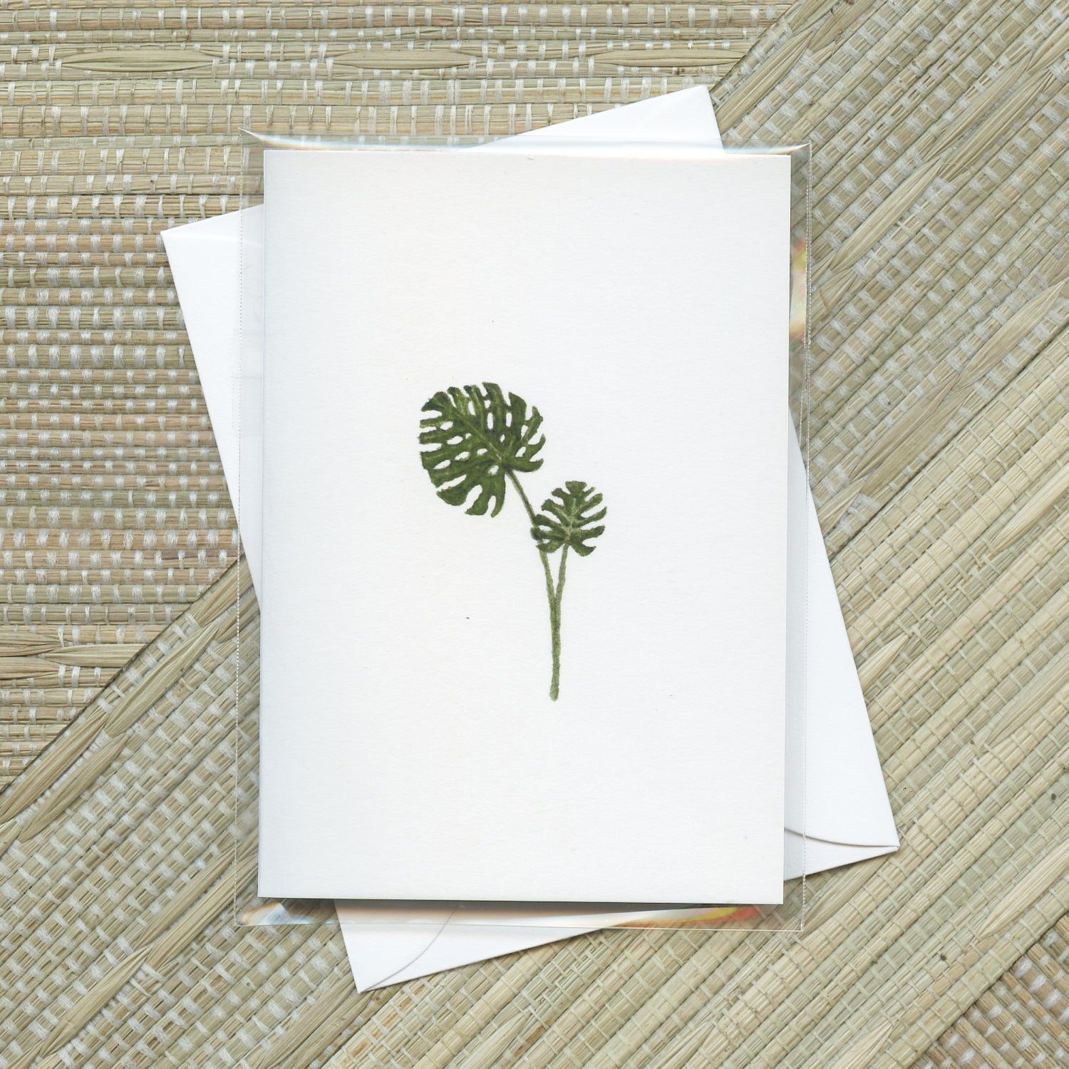 "Split Leaf" Greeting Card