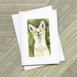 "Sunshine Fox" Greeting Card