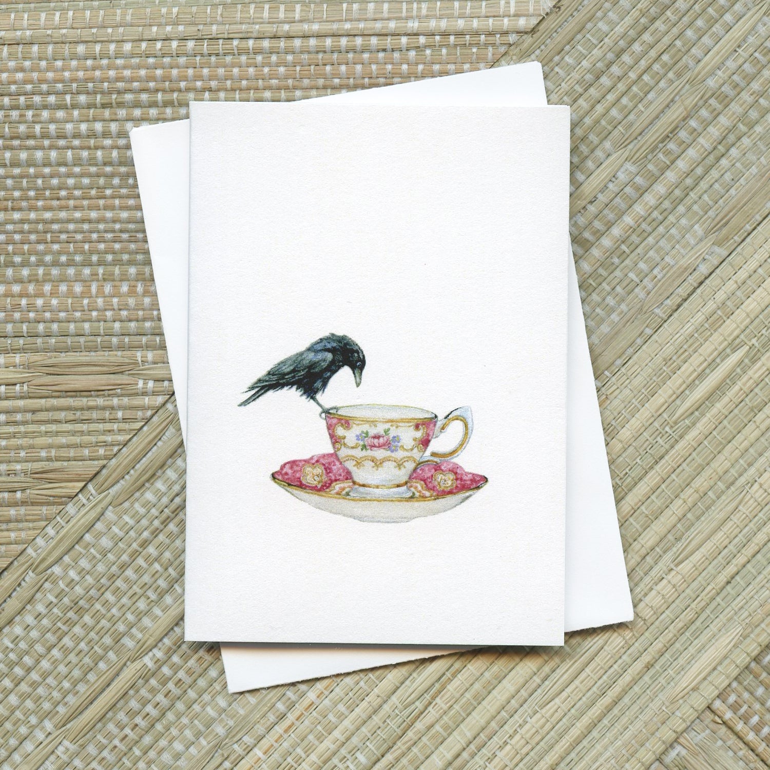 "Tiny Tasseographer" Greeting Card