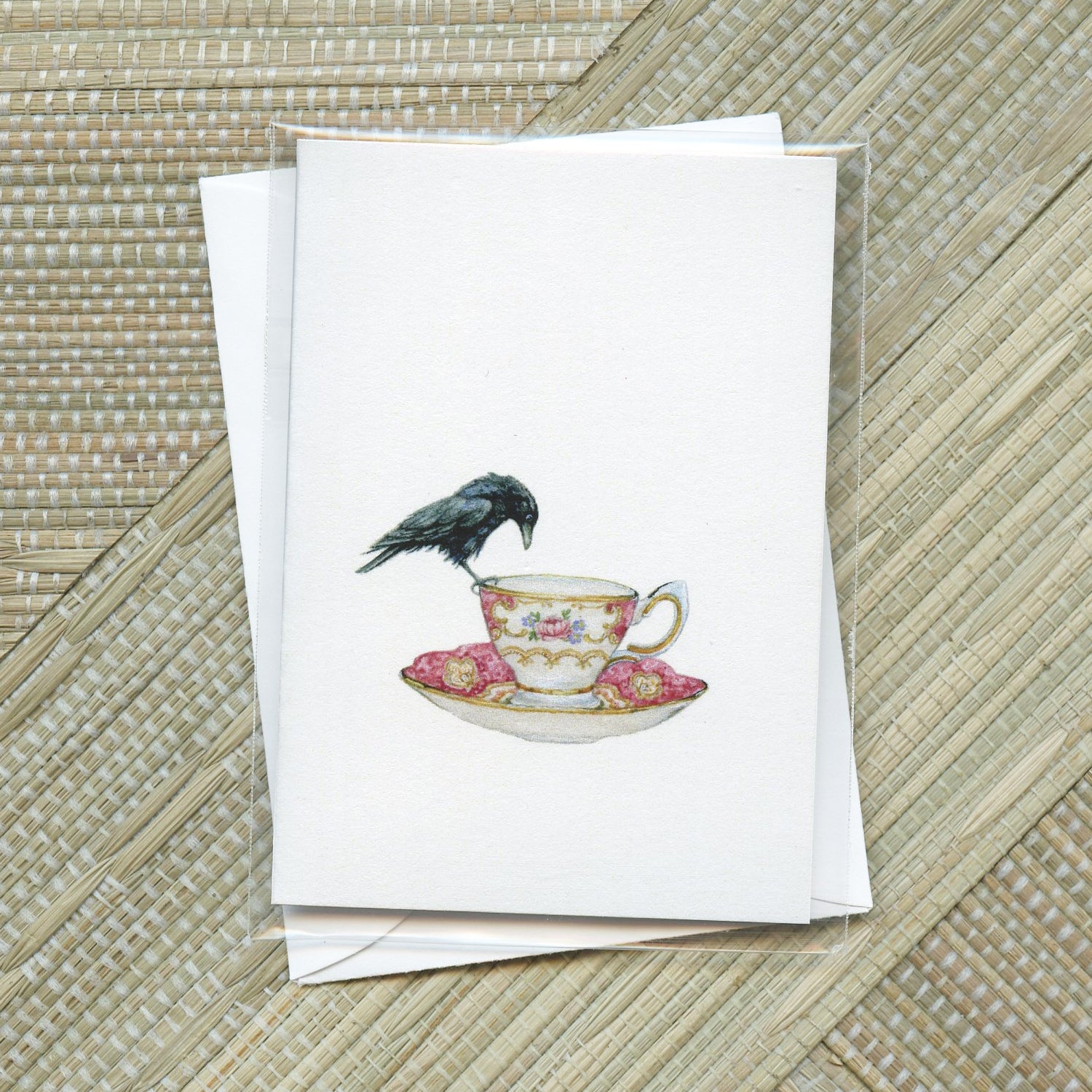 "Tiny Tasseographer" Greeting Card